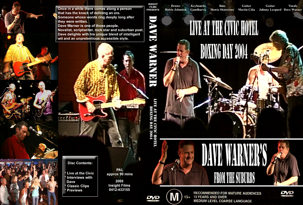 Dave Warner’s From The Suburbs Live at the Civic 2004 (DVD)